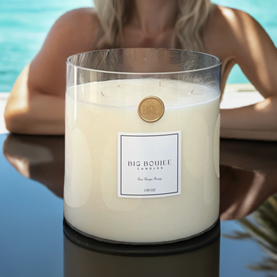 Large Luxury Candle, 150 Oz. | 300+ Hour Burn Time | Big Boujee Candles