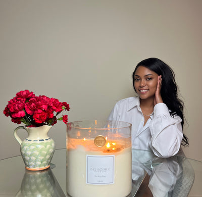 Large Luxury Candle, 150 Oz. | 300+ Hour Burn Time | Big Boujee Candles